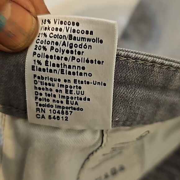 AG Prima Cigarette Leg Jeans  Grey 27 - Picture 11 of 11